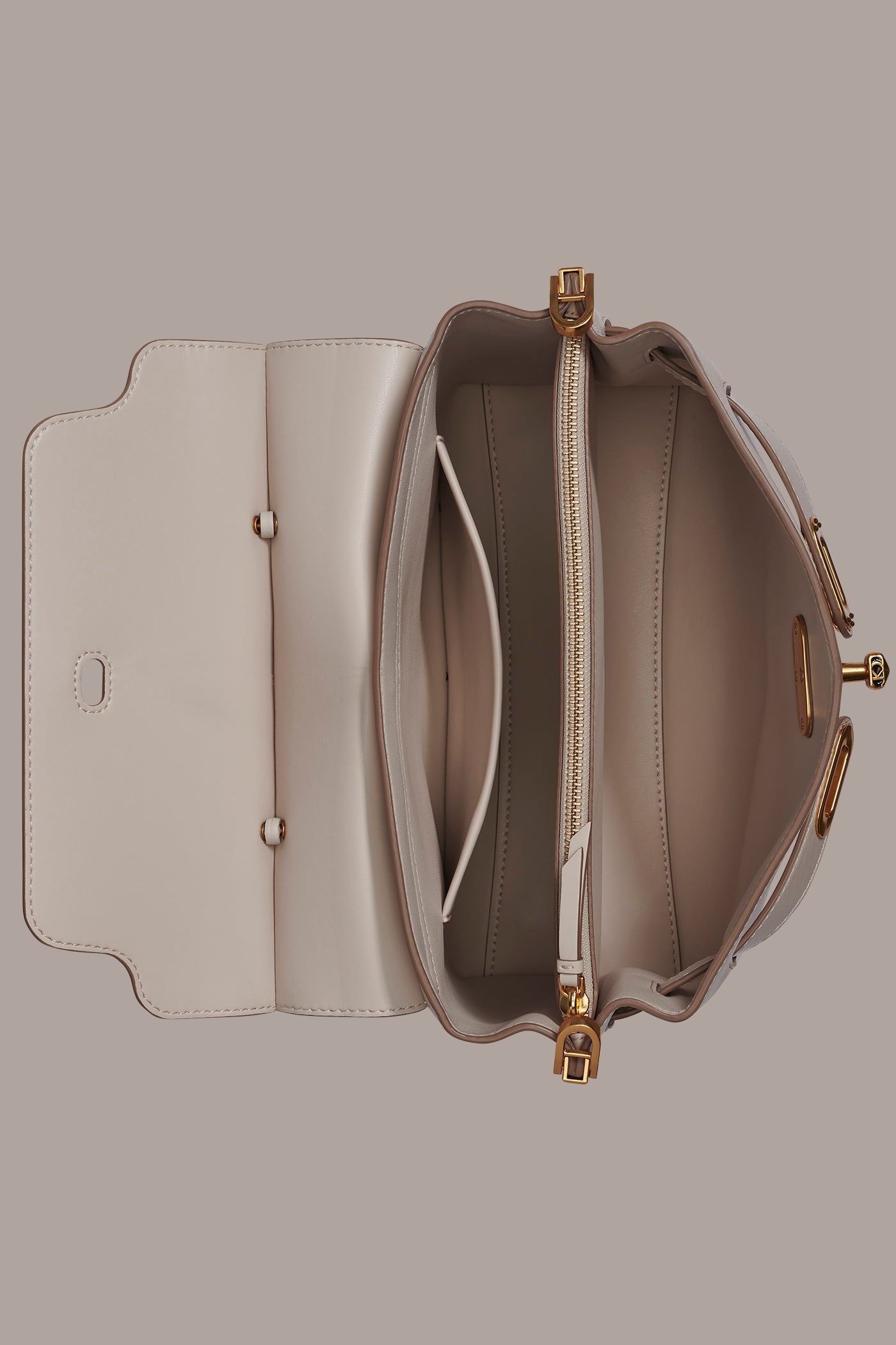 BRIDGEHAMPTON LEATHER SATCHEL BAG