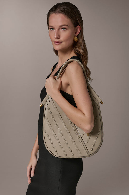 BALDWIN LEATHER KNOT MINI SHOULDER BAG
