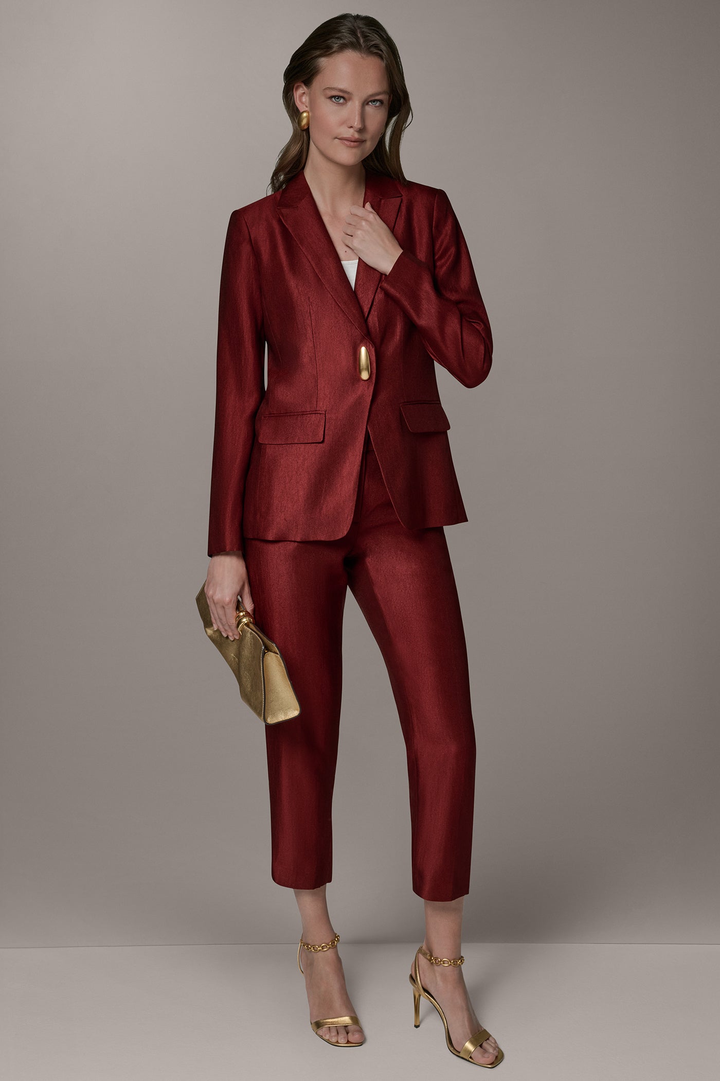 ONE-BUTTON JACKET