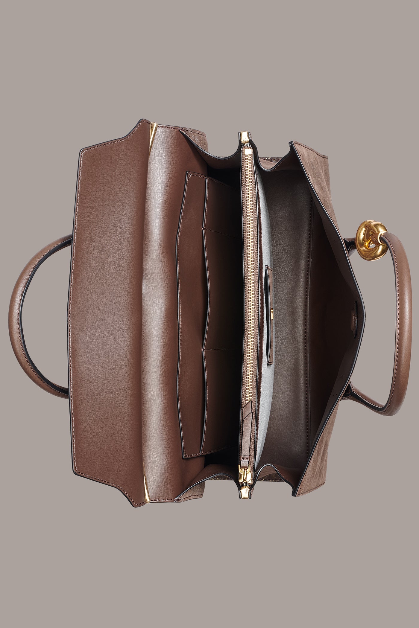 LODEN SNAKE-EFFECT SATCHEL BAG