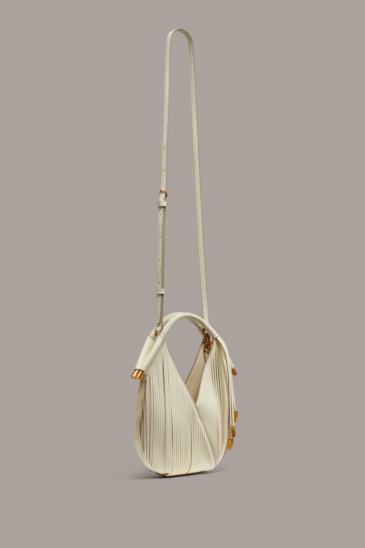 BALDWIN LASER-CUT LEATHER MICRO CROSSBODY BAG
