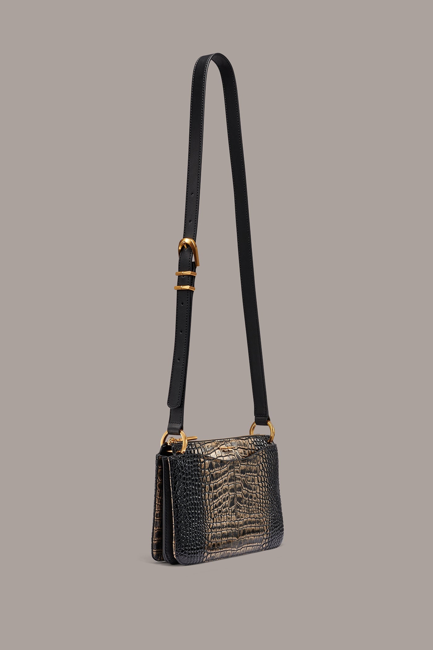 GLENWOOD METALLIC CROSSBODY BAG