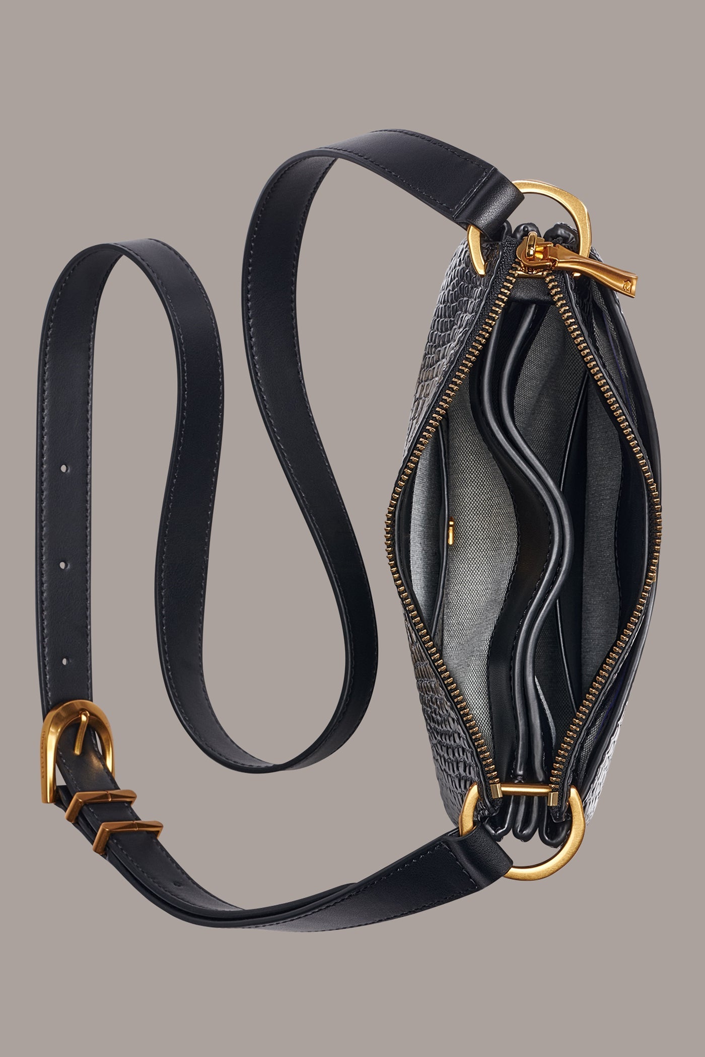 GLENWOOD METALLIC CROSSBODY BAG