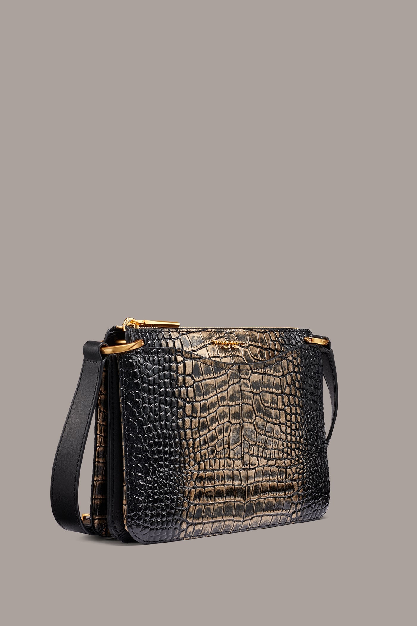 GLENWOOD METALLIC CROSSBODY BAG