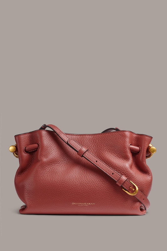 CASHMERE LEATHER CROSSBODY BAG