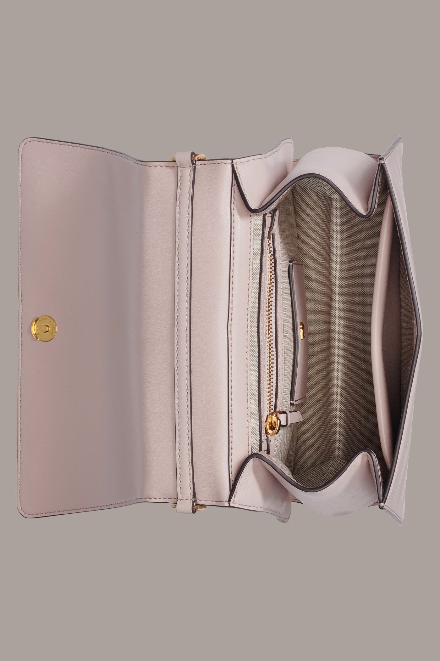 TULLE GOLD-TRIMMED SATCHEL BAG