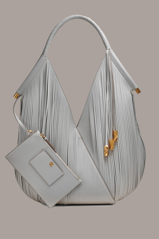 BALDWIN LARGE LASER-CUT SHOULDER BAG