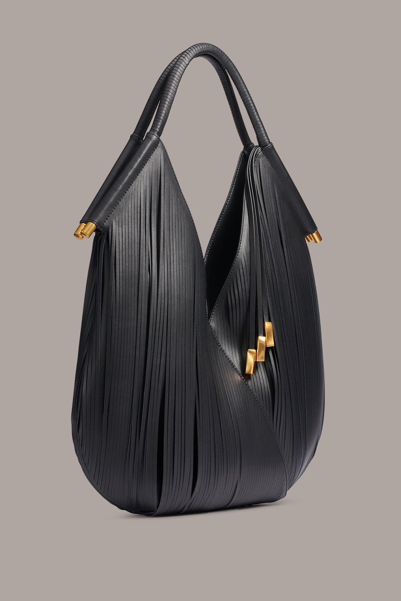 BALDWIN LARGE LASER-CUT SHOULDER BAG
