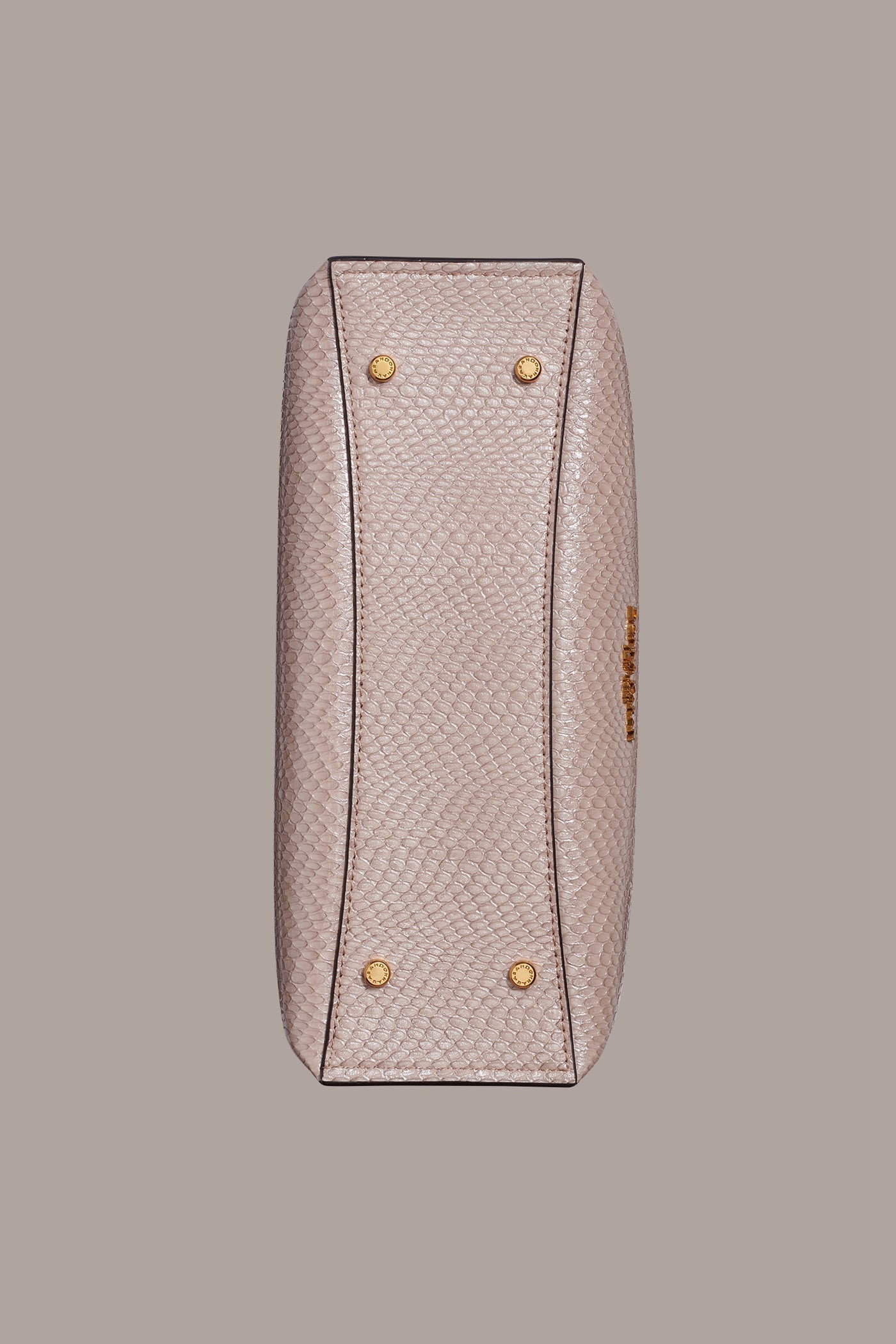 BRIDGEHAMPTON SNAKE-EFFECT LEATHER SATCHEL BAG