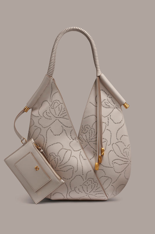 BALDWIN FLORAL LEATHER MINI SHOULDER BAG