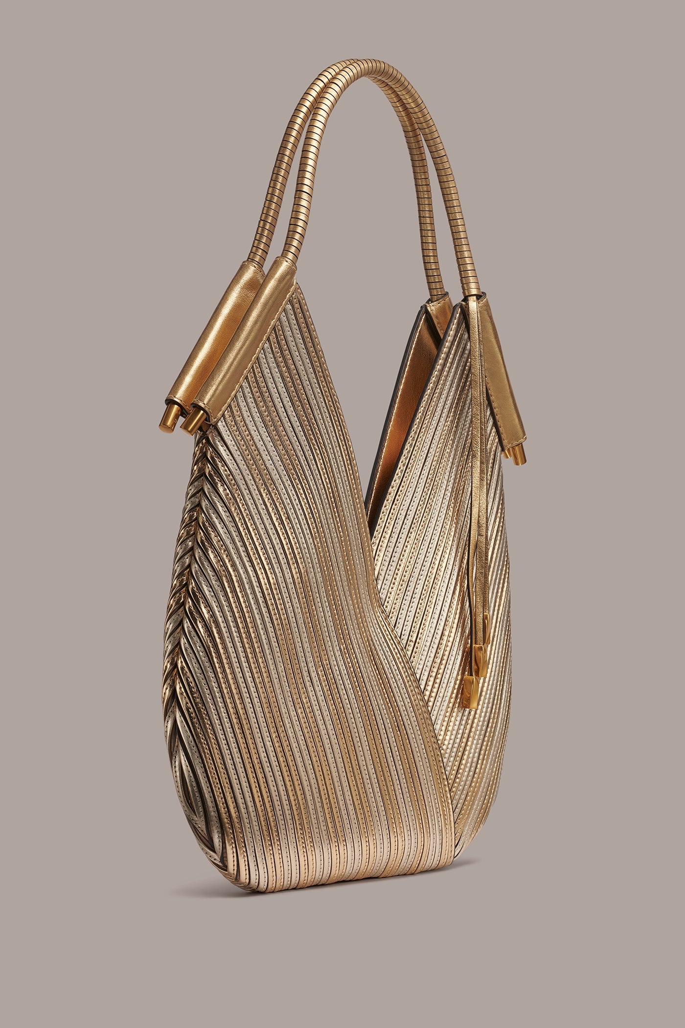 BALDWIN MINI METALLIC SHOULDER BAG
