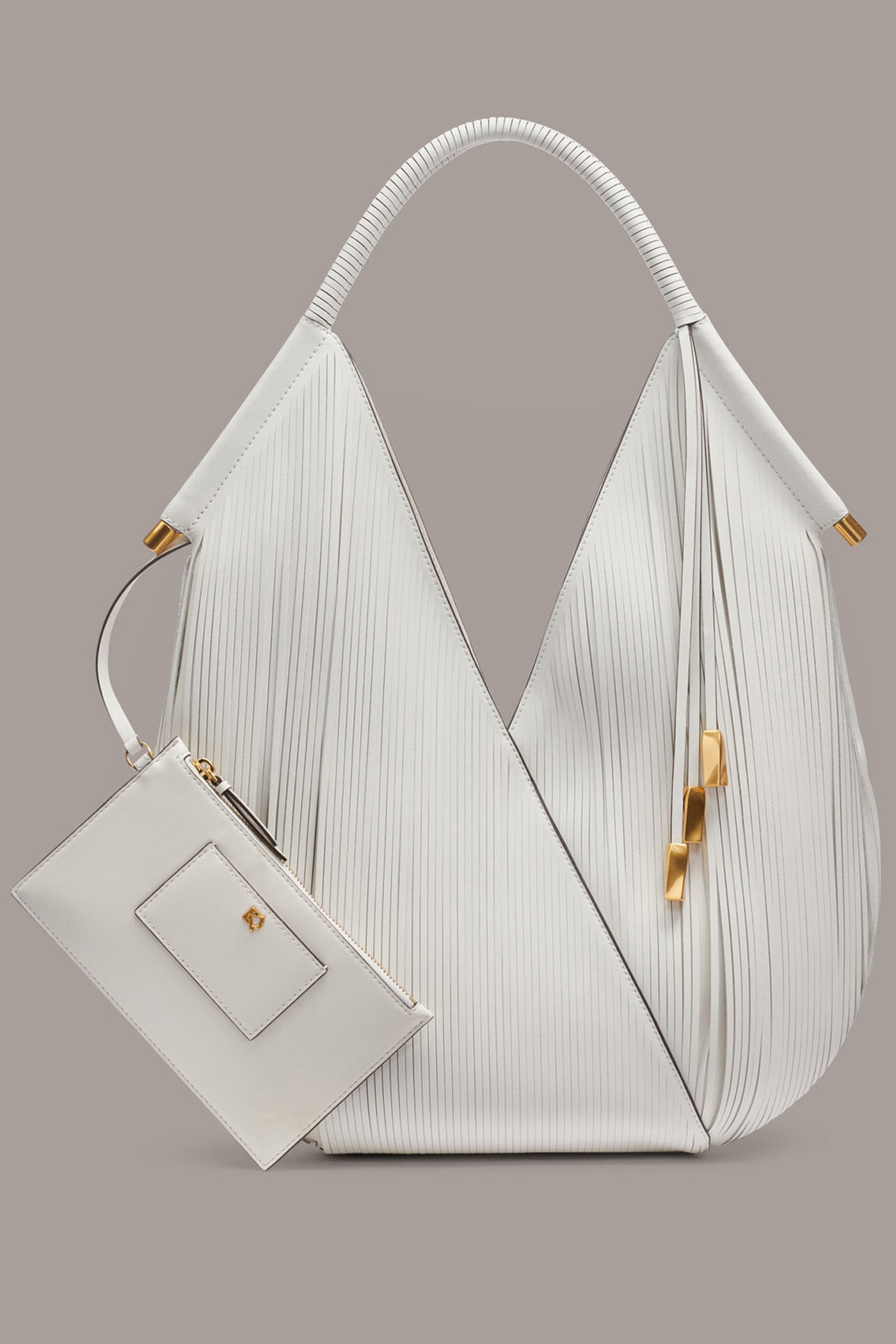 BALDWIN LARGE LASER-CUT SHOULDER BAG