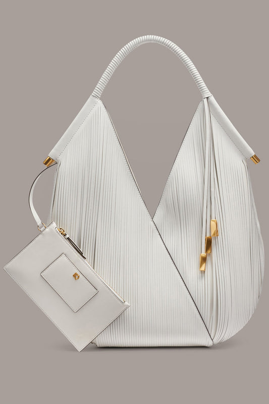 BALDWIN LARGE LASER-CUT SHOULDER BAG