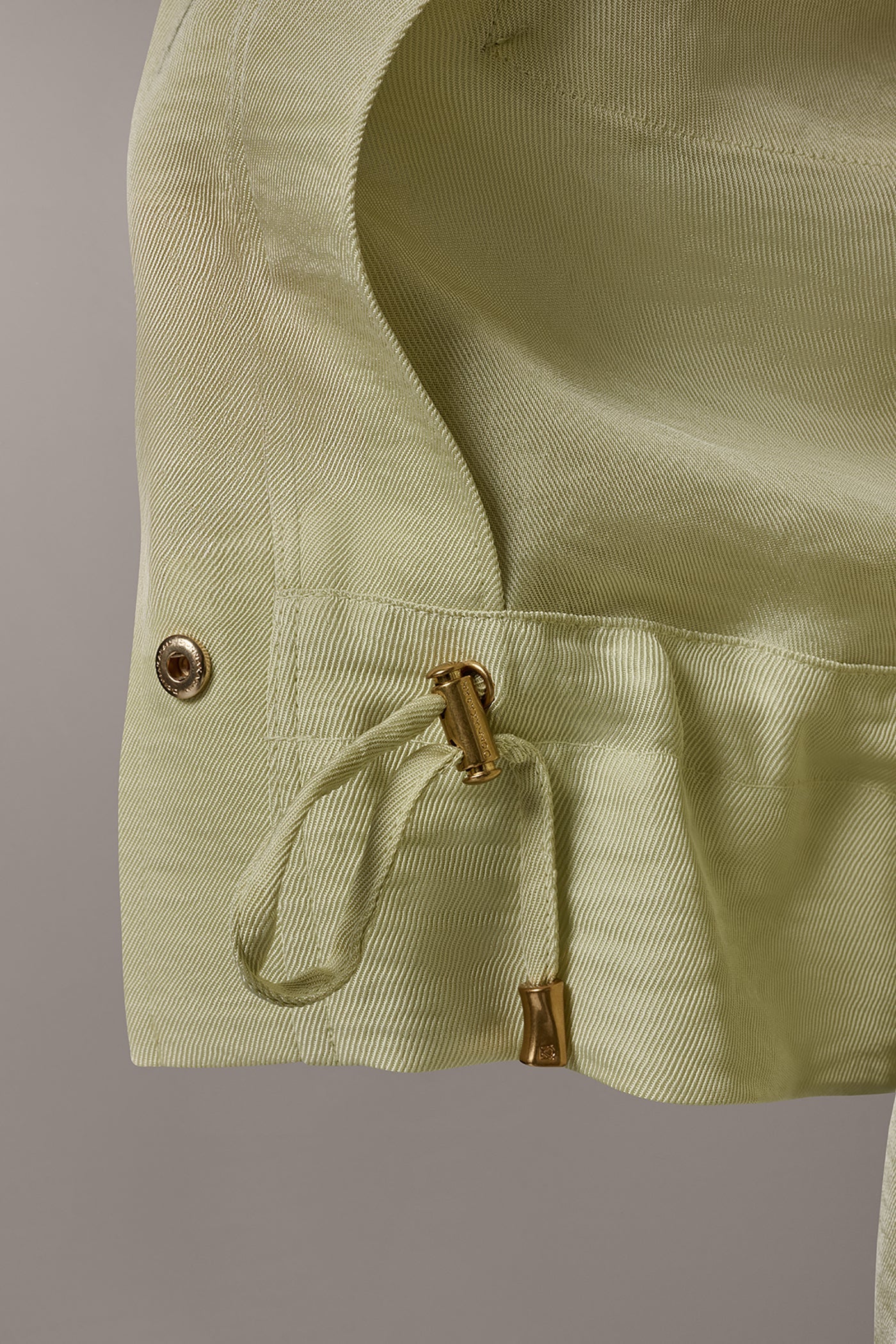 LONG SLEEVE TIE WAIST SHIRT