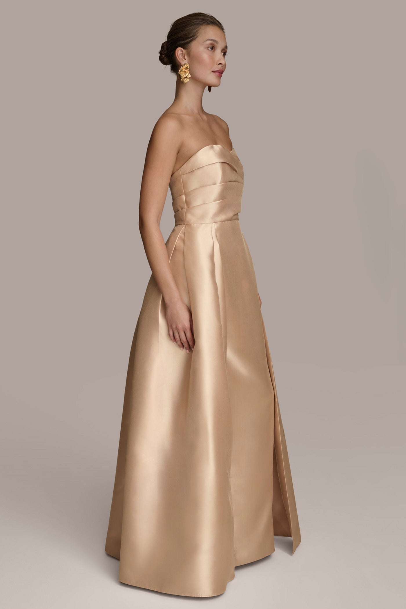 MIKADO STRAPLESS SWEETHEART BALL GOWN