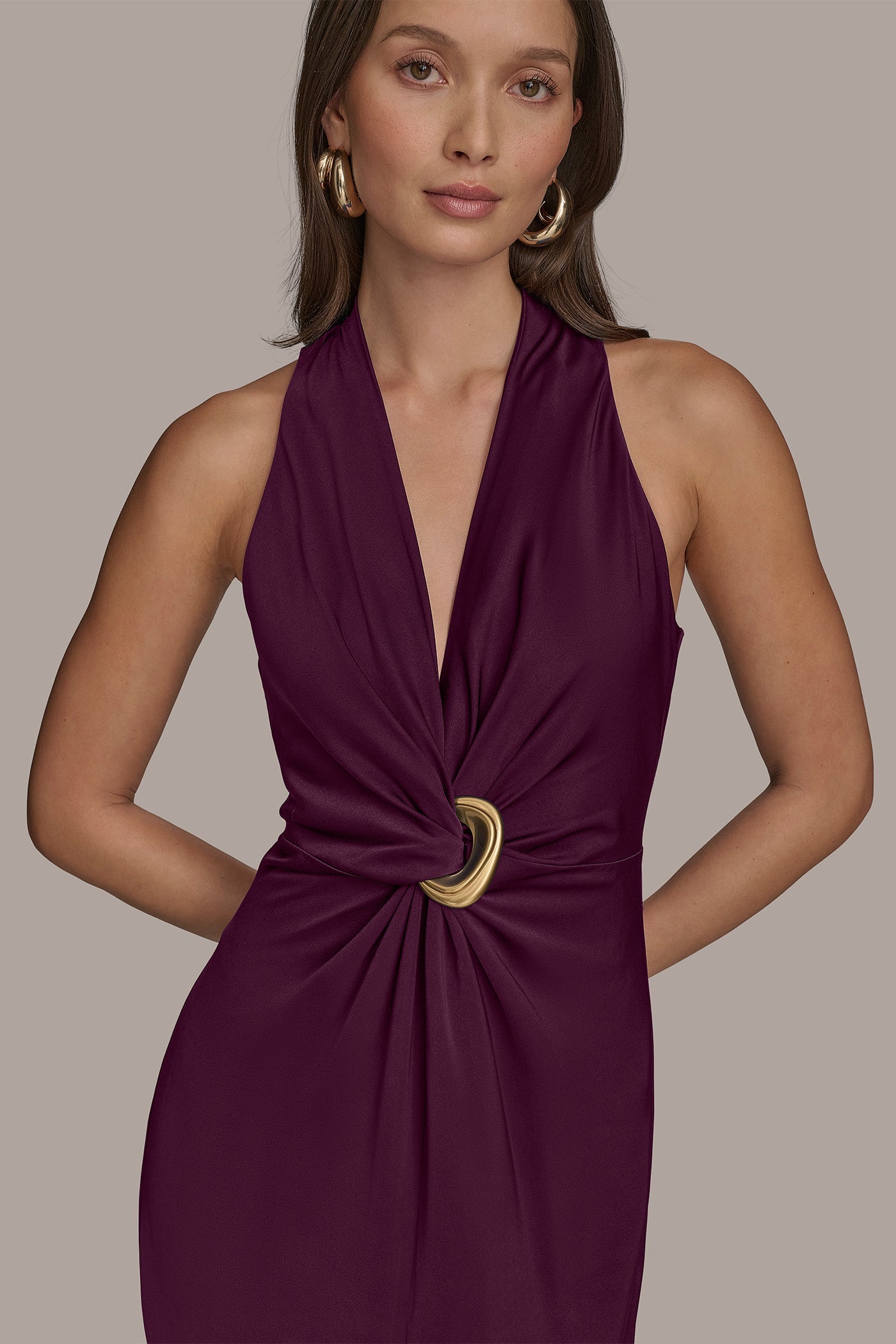 VNECK GOWN