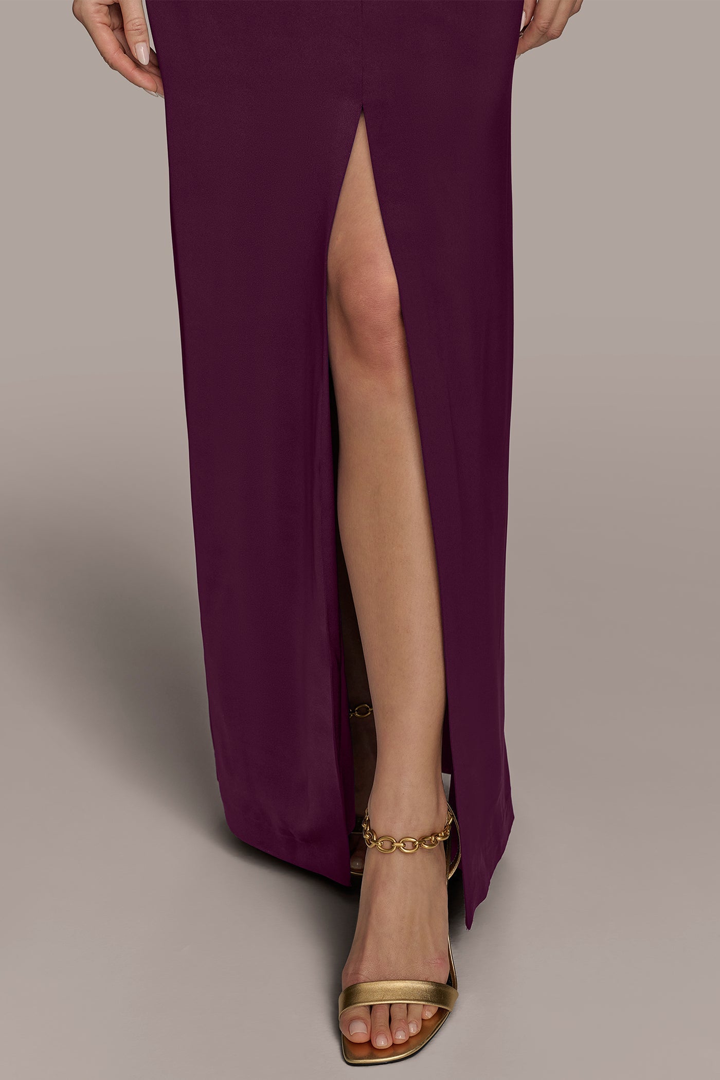 VNECK GOWN