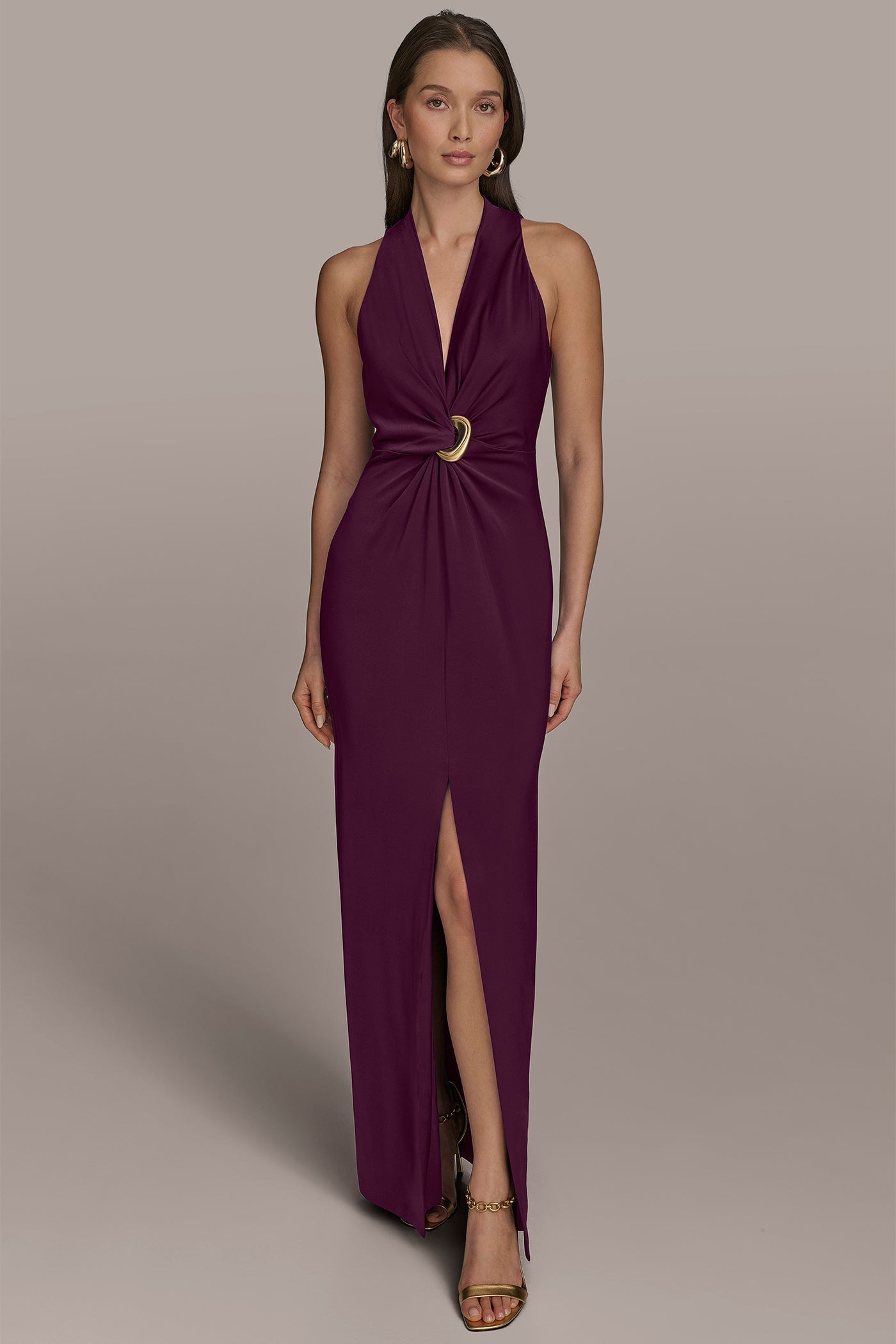 VNECK GOWN