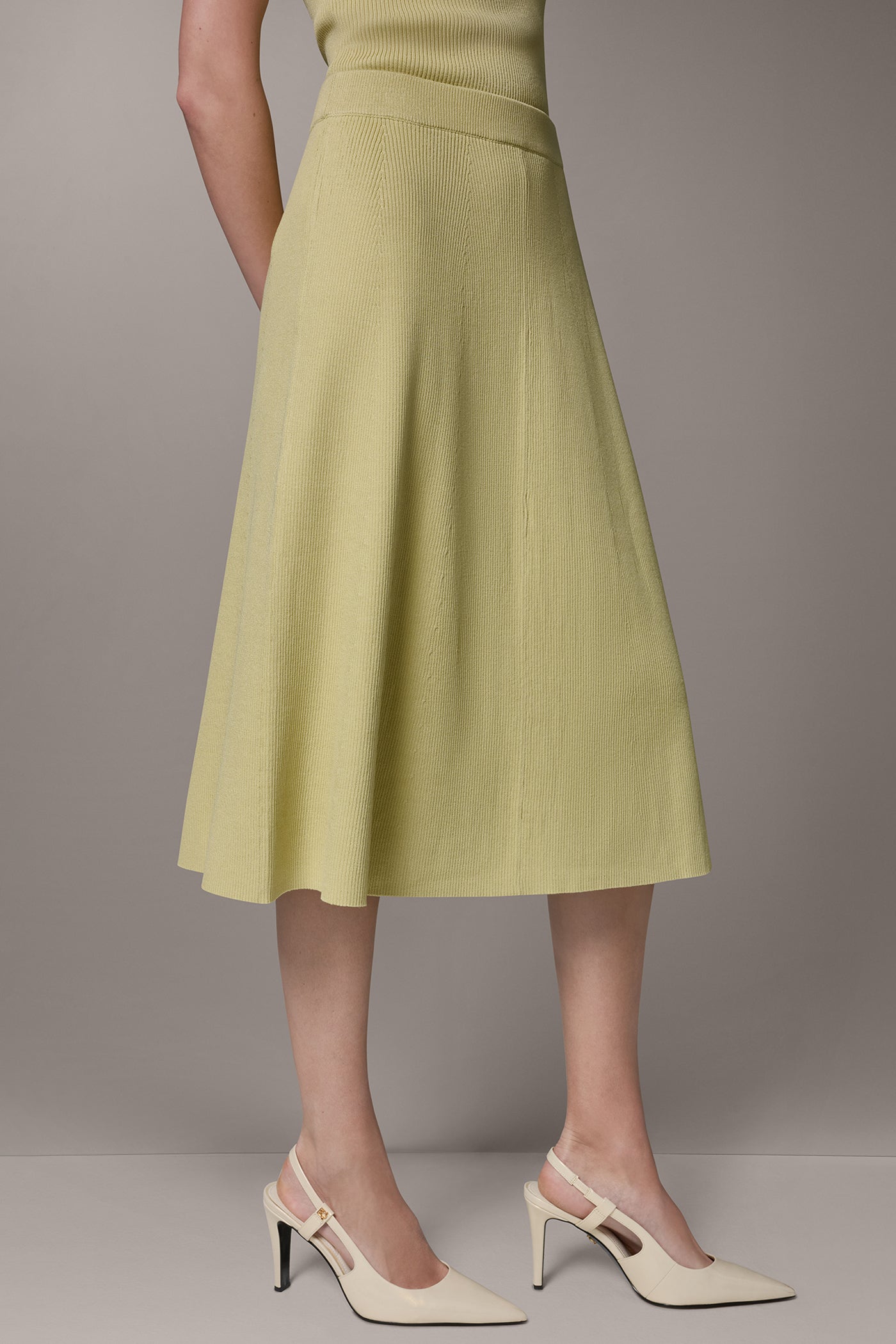 MIDI SWEATER SKIRT