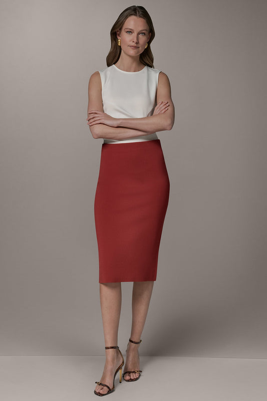 MIDI SWEATER SKIRT
