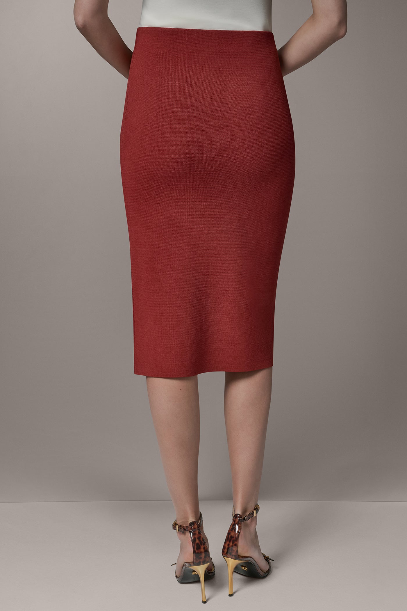 MIDI SWEATER SKIRT
