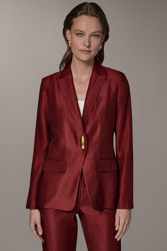 ONE-BUTTON JACKET