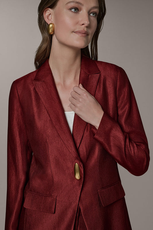ONE-BUTTON JACKET