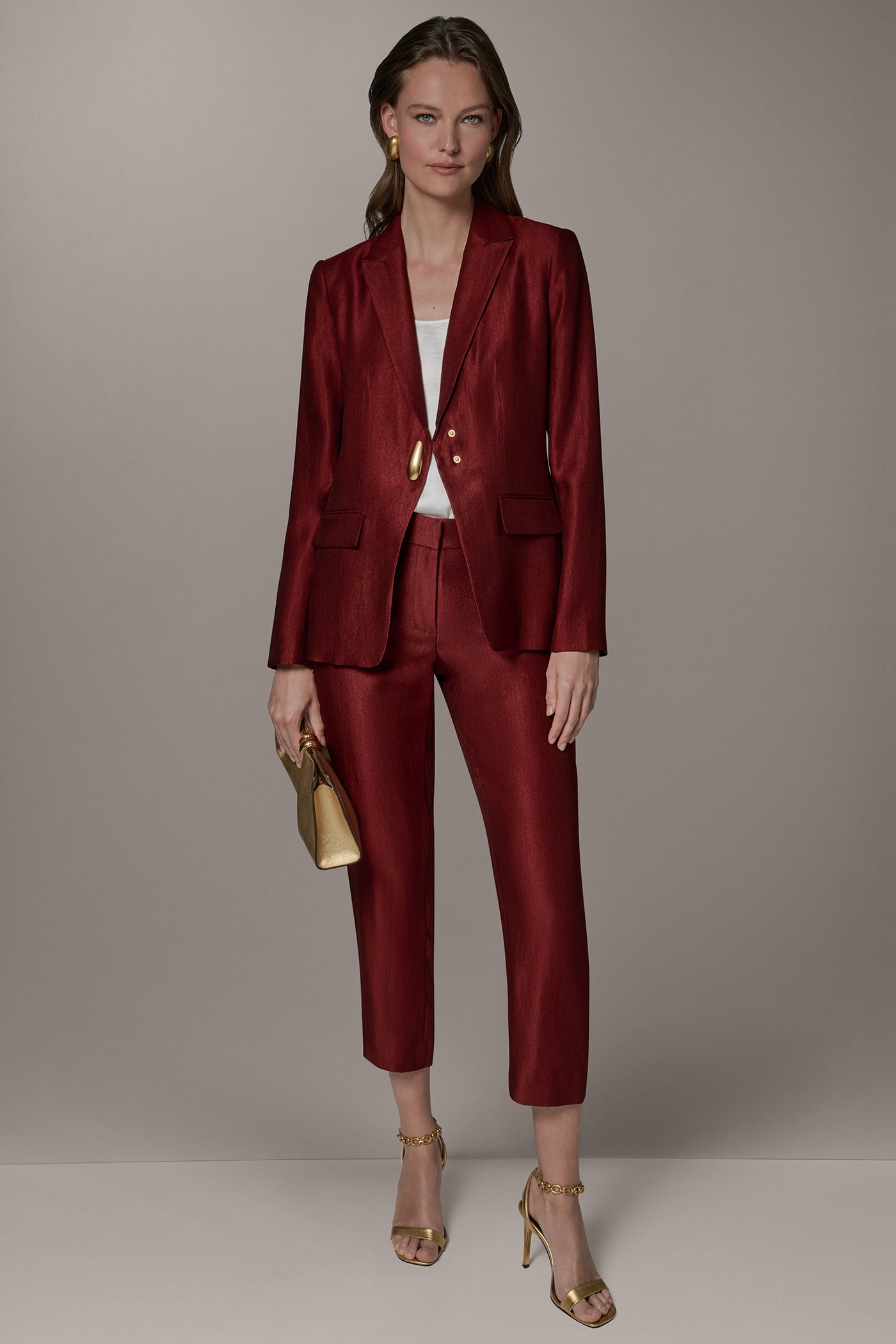 ONE-BUTTON JACKET