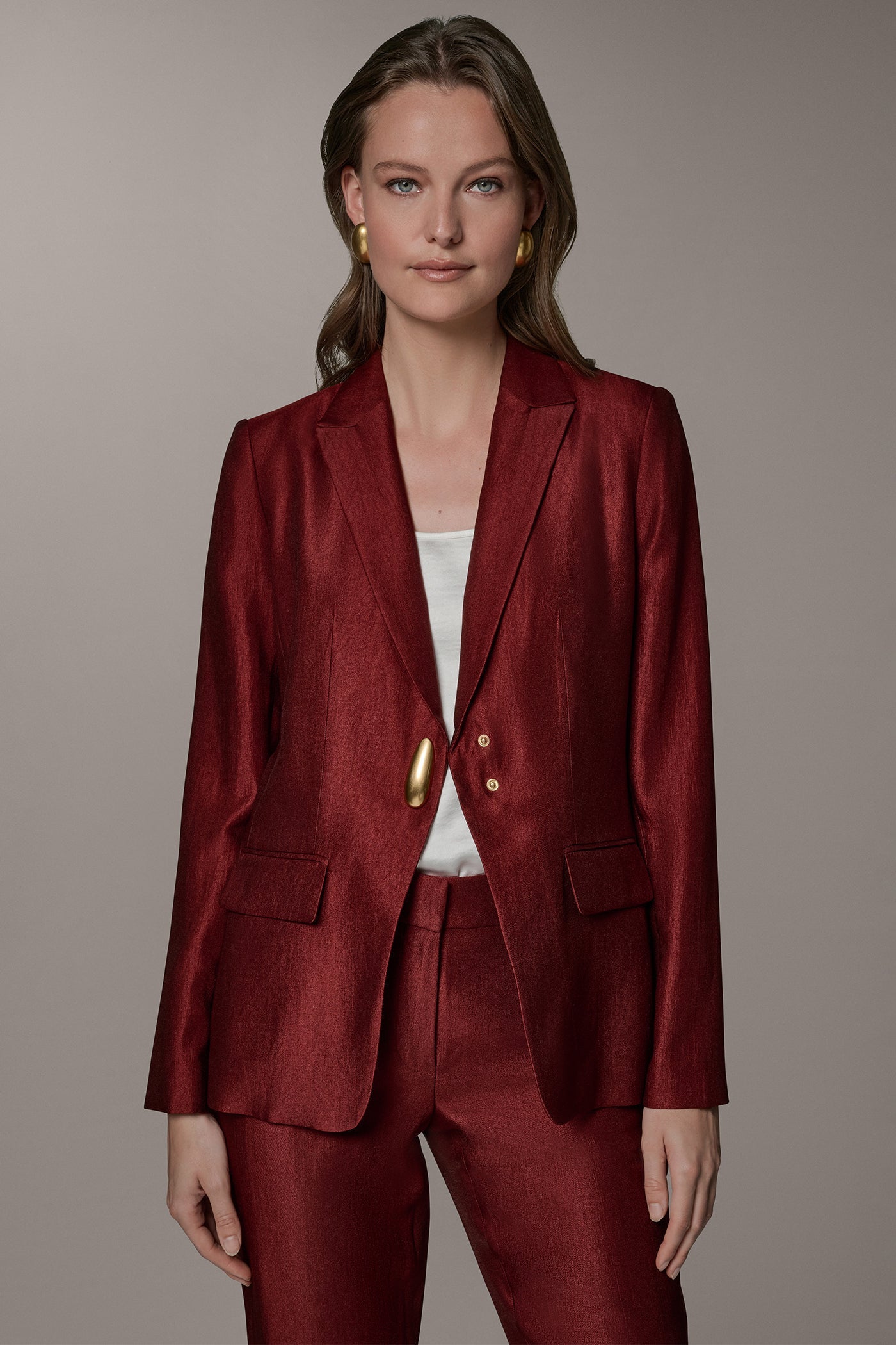 ONE-BUTTON JACKET
