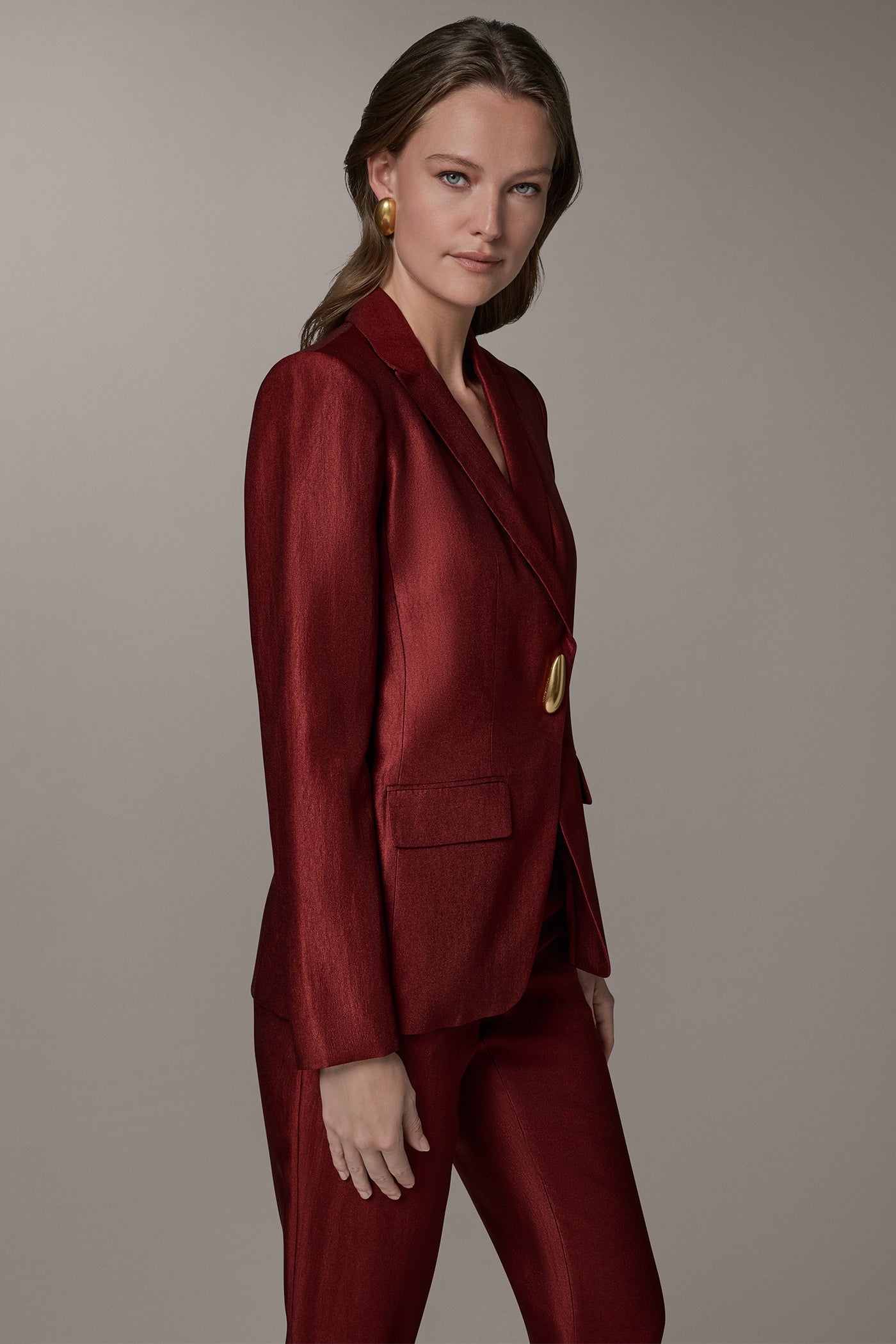 ONE-BUTTON JACKET