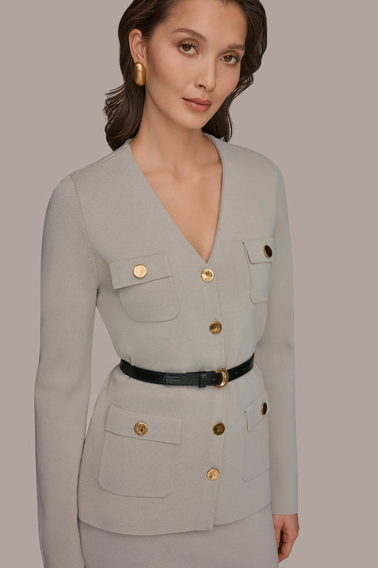 UTILITY SWEATER BLAZER